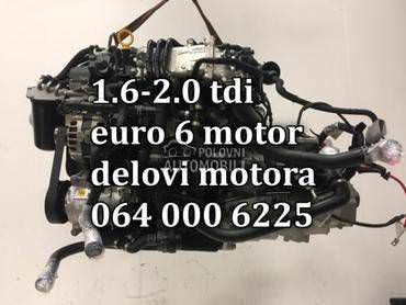 Motor 1.6 tdi EURO 6 skoda za Škoda Yeti