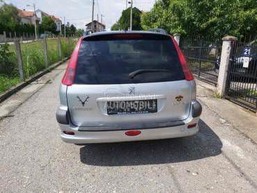 zadnji branik SW za Peugeot 206