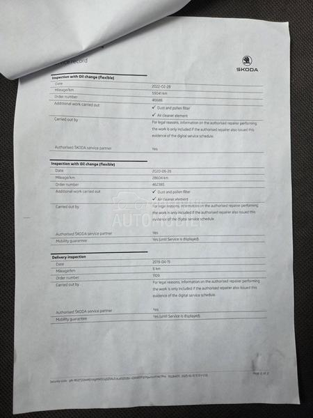 Škoda Fabia 100 000 K M