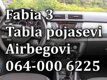 Skoda Fabia 3 tabla za Škoda Fabia