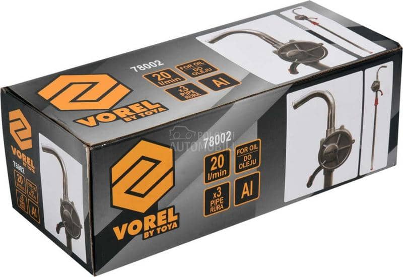 Pumpa ručna za pretakanje goriva i ulja iz 3 dela