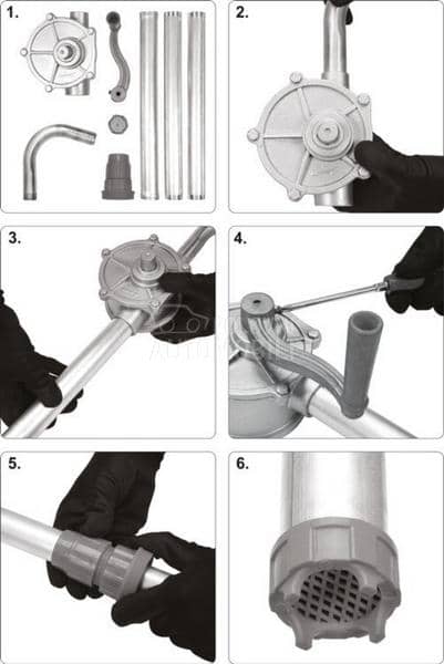 Pumpa ručna za pretakanje goriva i ulja iz 3 dela