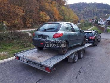 vrata leva desna zelena za Peugeot 206 od 1998. do 2009. god.