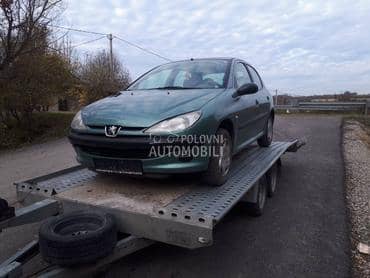 hauba zelena metalik za Peugeot 206 od 1998. do 2009. god.