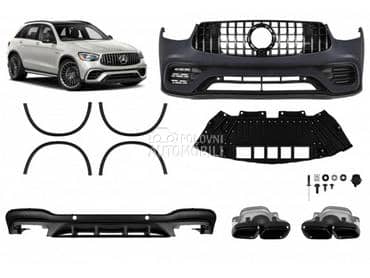 Body kit AMG C63 X253 za Mercedes Benz GLC 220, GLC 250, GLC 350 ... od 2020. do 2023. god.