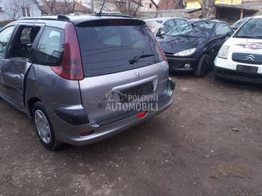 gepek vrata sw za Peugeot 206 od 2001. do 2009. god.