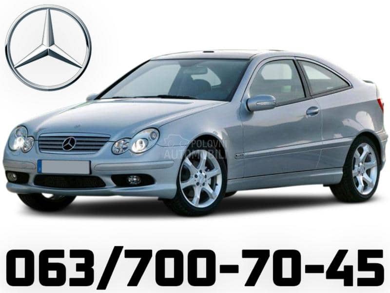 Delovi za Mercedes Benz CLC Klasa 2008 - 2011. god.