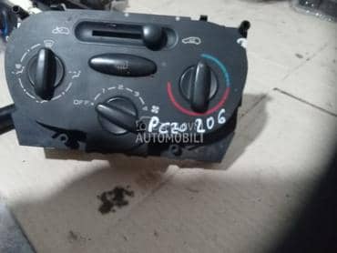 prekidaci ventilacije za Peugeot 206 od 2001. do 2004. god.