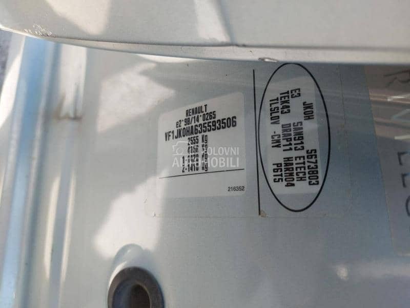 Retrovizor levi plavi TEK43