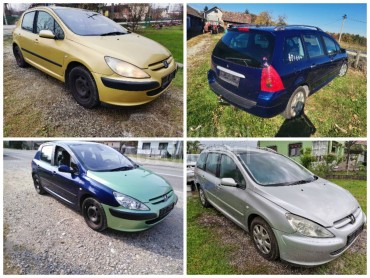 Hladnjak i posuda za Peugeot 307 od 2001. do 2008. god.
