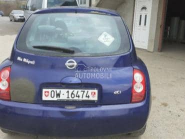 zadnji branik za Nissan Micra od 2003. do 2008. god.