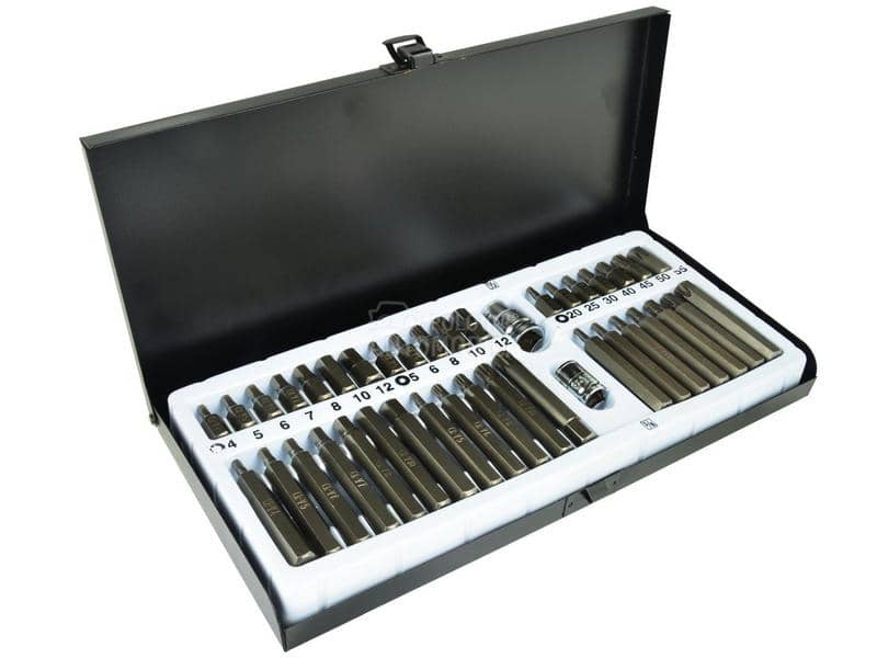 Set Torx, imbus i spline ključevi set 40 kom