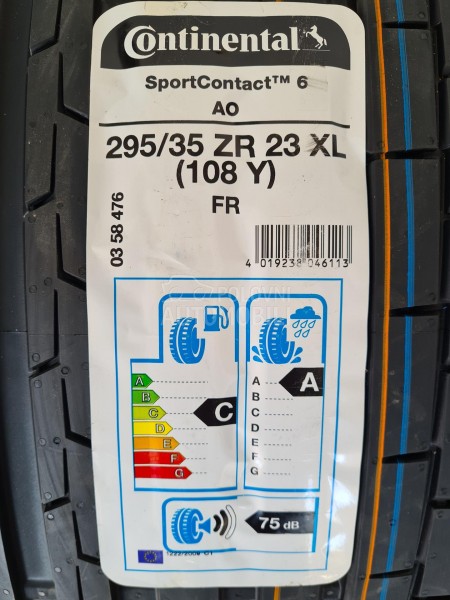 Continental 295/35 R23 Letnja