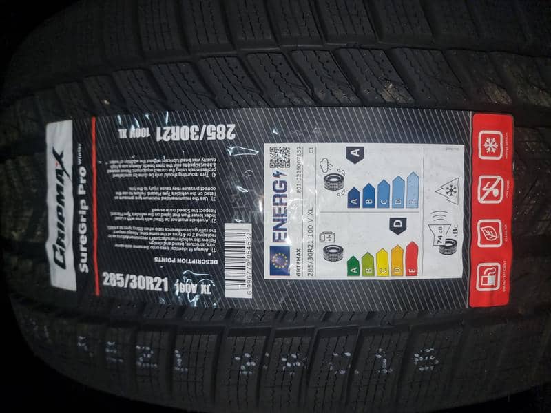 Gripmax 285/30 R21 Zimska