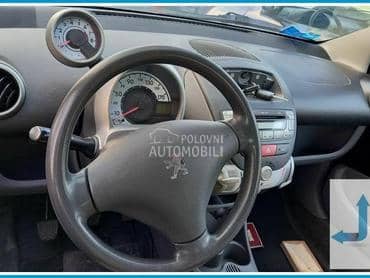 airbagovi 107 za Peugeot 107 od 2005. do 2012. god.