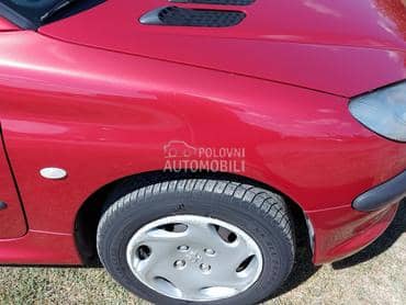 Blatobran i krilo bordo za Peugeot 206