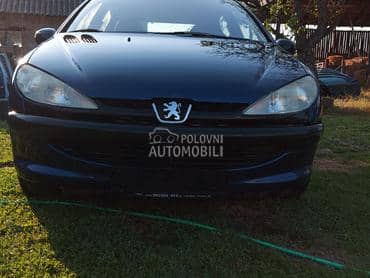 Branik prednji teget plavi za Peugeot 206