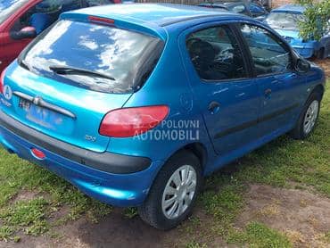 Vrata desna svetlo plava za Peugeot 206