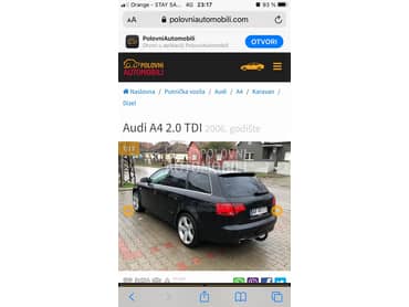 ZADNJE STOP SVETLO LAMPA za Audi A3, A4, A6 od 2000. do 2012. god.