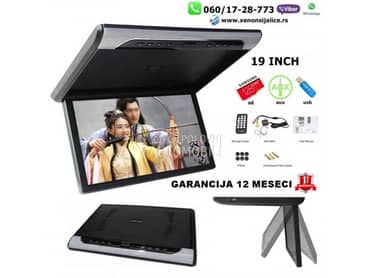 Multimedija krovni monitor led usb sd 19 inca  