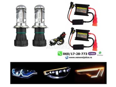 Xenon komplet set dc h4 8000k ksenon  