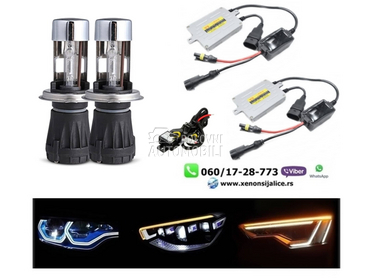 Xenon komplet set h4 8000k ksenon  