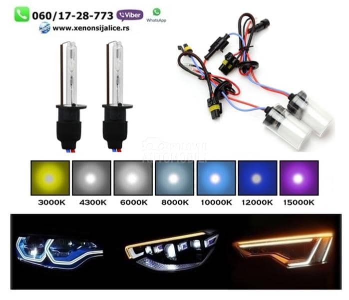 Xenon sijalica h1 8000k ksenon
