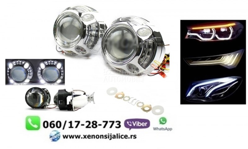 Bi xenon morimoto projektori univerzalni model 2 angel eye