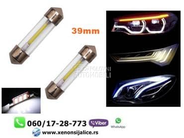 C5w sulfidne led sijalice 39mm bele  