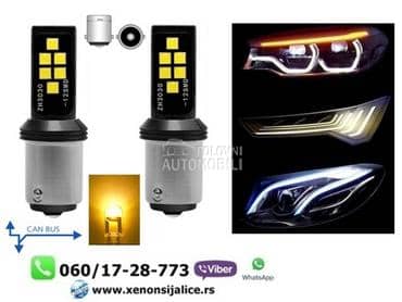 P21 led sijalice zute kan bus  