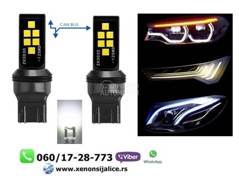 T20 led sijalice bele kan bus