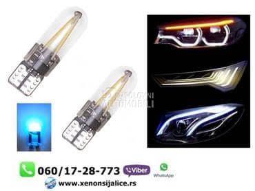 T10 w5w led sijalice plave  
