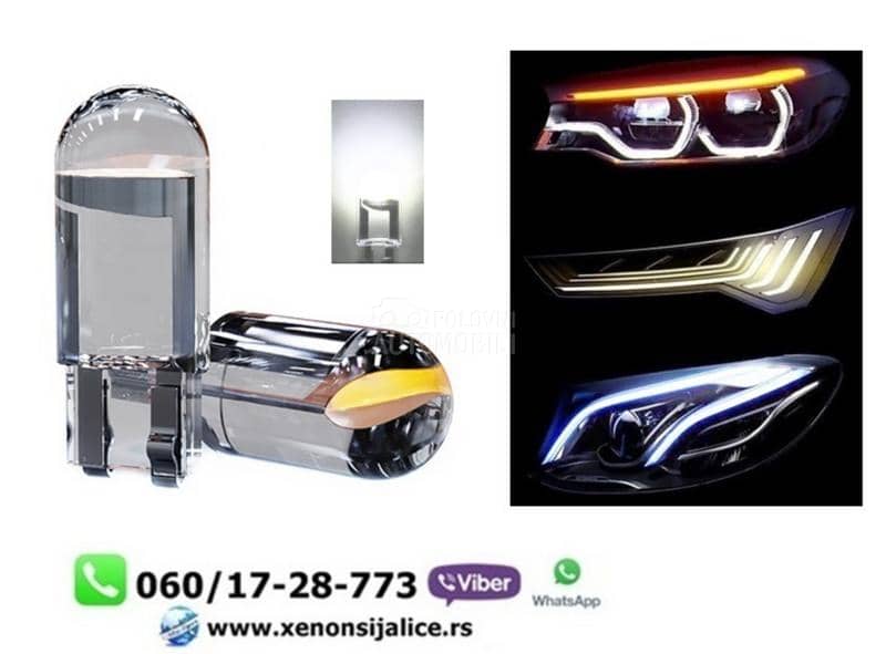 T10 w5w led sijalice bele