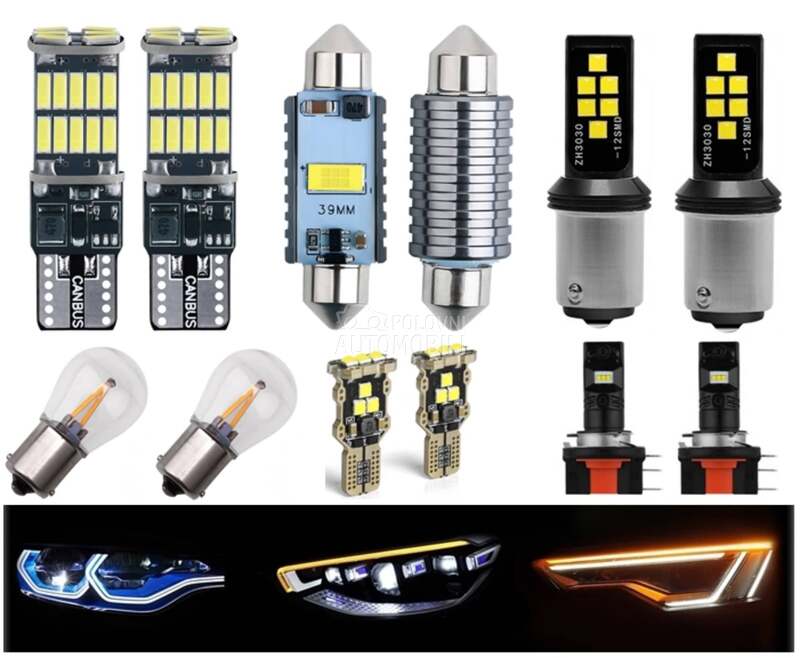 T4 led sijalice crvene