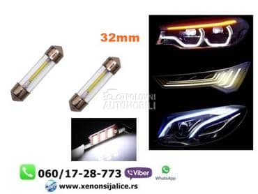 C5w sulfidne led sijalice 32mm bele  