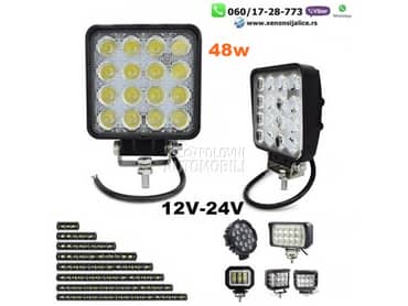 LED FAR 11CM X 11CM 48W RADNI FAR WORKING LIGHT RADNO SVETLO  