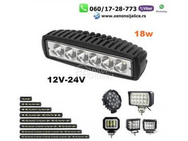 LED FAR 18CM X 5CM 18W RADNI FAR WORKING LIGHT RADNO SVETLO  