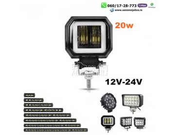 LED FAR 6CM X 7CM 20W RADNI FAR WORKING LIGHT RADNO SVETLO  