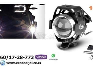 UNIVERZALNI LED FAR ZA MOTORE 10W LED MOTO FAR 7,5CM X 7,8CM  