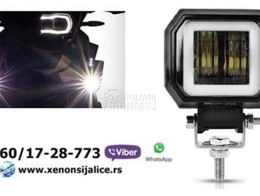 UNIVERZALNI LED FAR ZA MOTORE 20W LED MOTO FAR 6CM X 7CM  