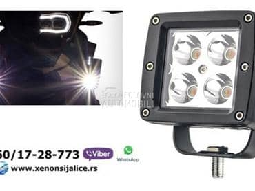 UNIVERZALNI LED FAR ZA MOTORE SA NOSACEM 12W LED MOTO FAR  