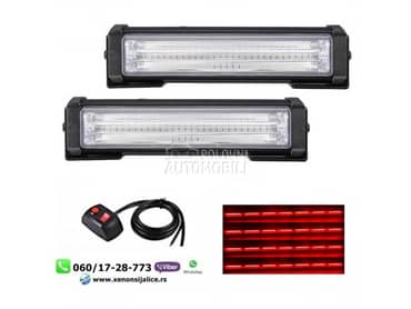 Led blinkeri 16cm x 4cm crveni  