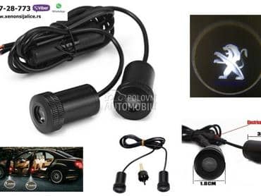 Led logo projektori u vratima za Peugeot 