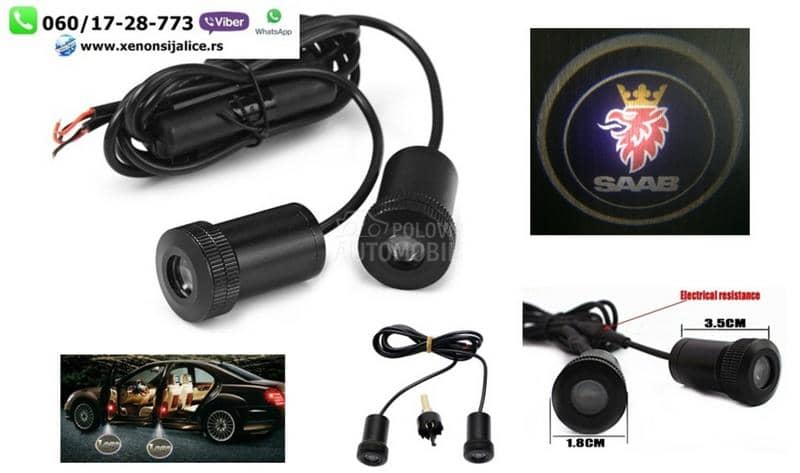 Led logo projektori u vratima