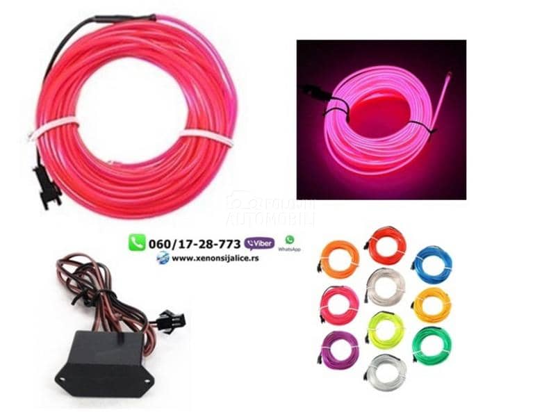 Led ambijentalna traka 2m set roza
