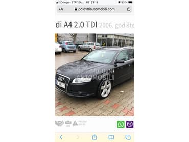 HAUBA U VISE BOJA za Audi A3, A4, A6 od 2000. do 2012. god.