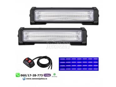 Led blinkeri 16cm x 4cm plavi  