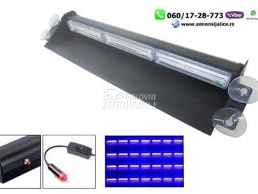 Led blinkeri 39cm x 7cm plavi  