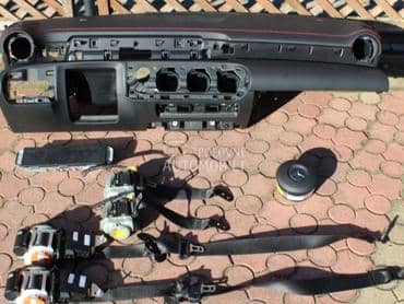 tabla sa airbegovima za Mercedes Benz CLA Klasa od 2019. do 2021. god.