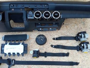 tabla sa airbegovima za Mercedes Benz CLA Klasa od 2018. do 2021. god.